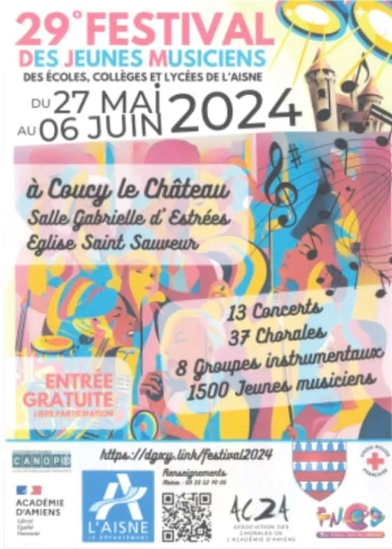 Image du carousel qui illustre: Festival Des Jeunes Musiciens De L'aisne à Coucy-le-Château-Auffrique