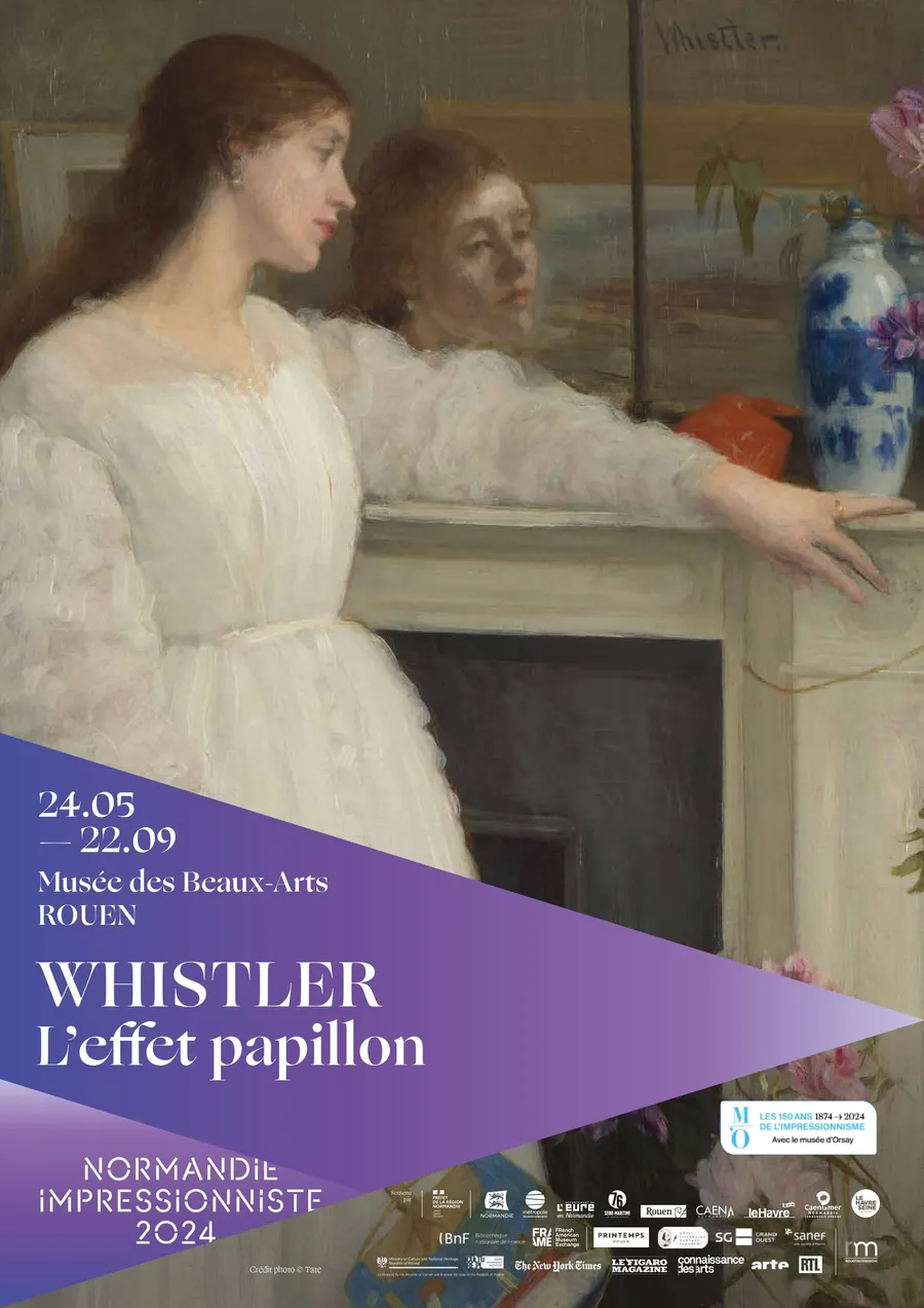 Image du carousel qui illustre: Exposition : Whistler, l'effet papillon à Rouen
