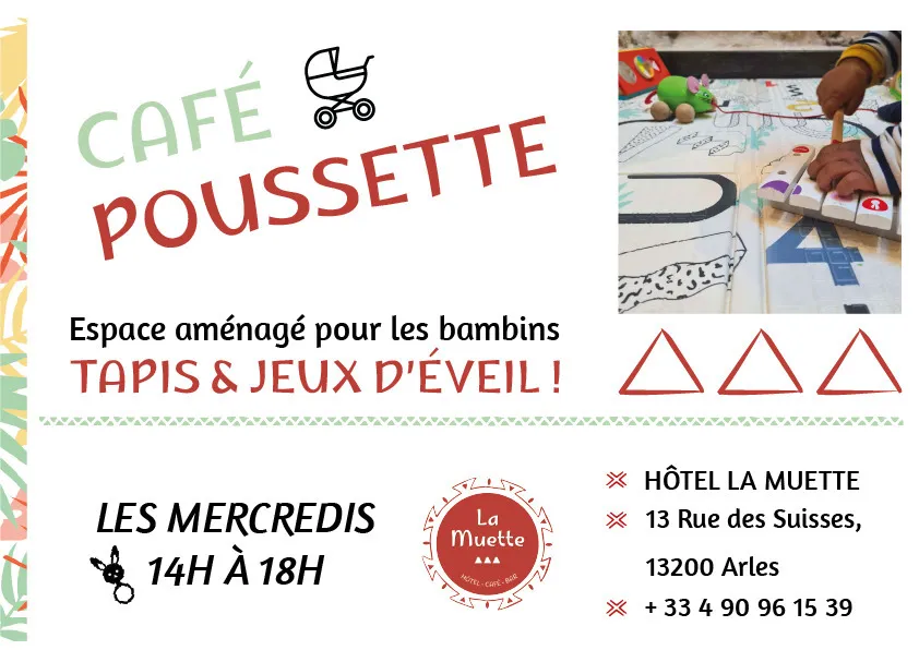 Image du carousel qui illustre: La Muette Café Poussette à Arles