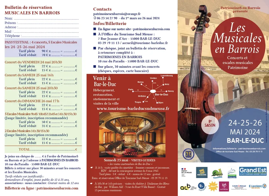 Image du carousel qui illustre: Festival - Musicales En Barrois à Bar-le-Duc