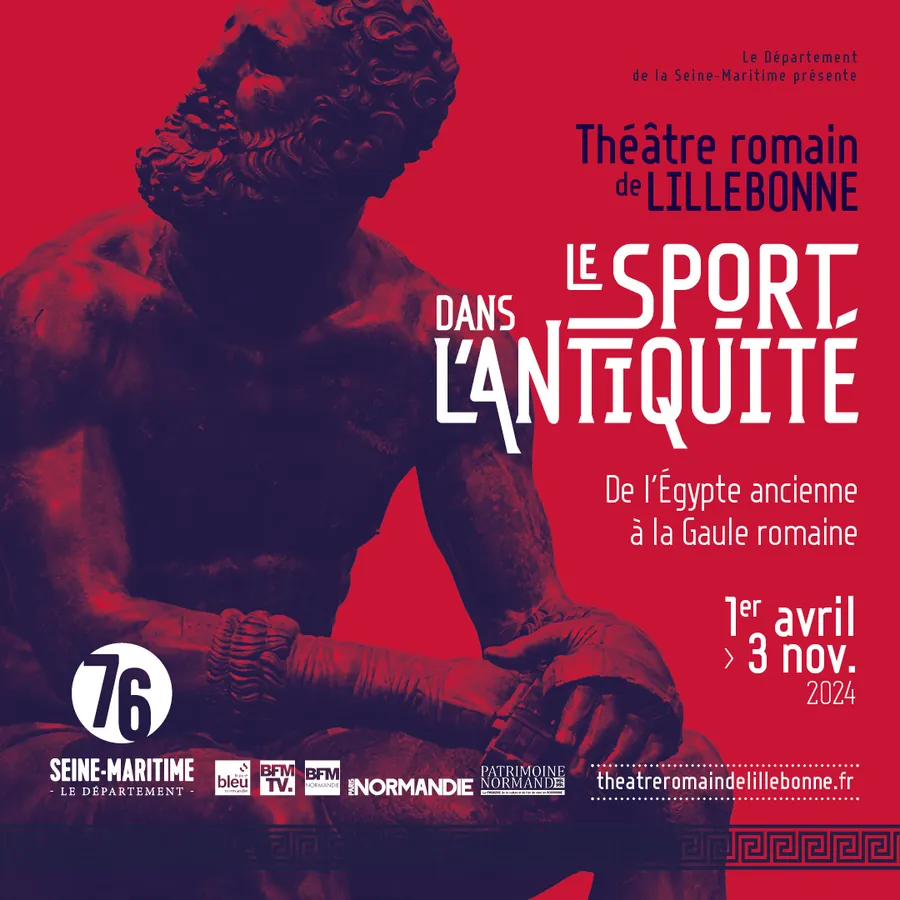 Image du carousel qui illustre: Visite guidée flash de l'exposition : le sport dans l'Antiquité à Lillebonne
