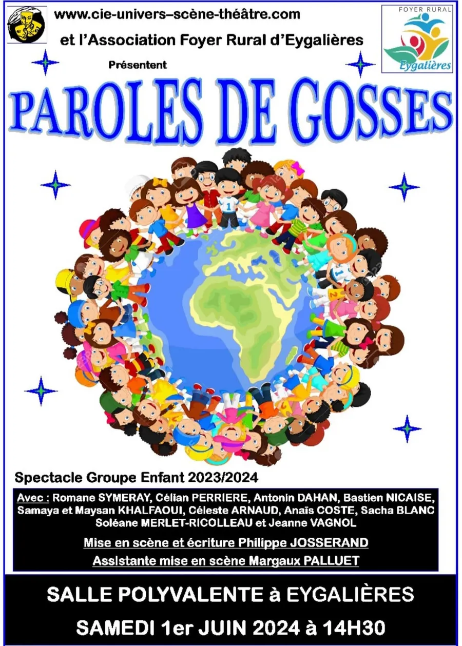 Image du carousel qui illustre: Spectacle De Théâtre - Paroles De Gosses à Eygalières