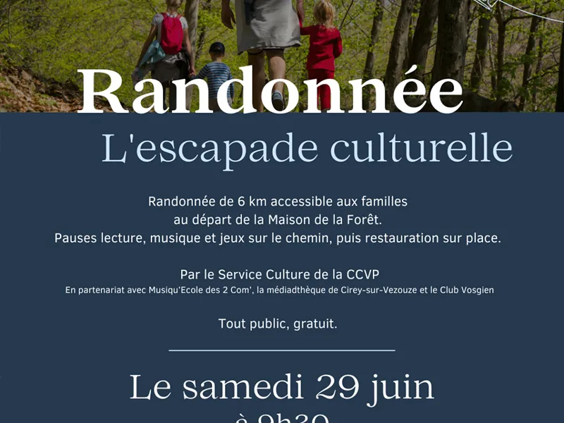Image du carousel qui illustre: Randonnée "L'escapade Culturelle" à Saint-Sauveur