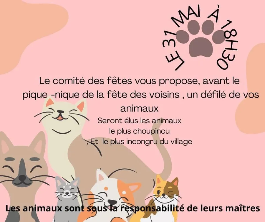 Image du carousel qui illustre: Défilé de vos animaux à Vézinnes