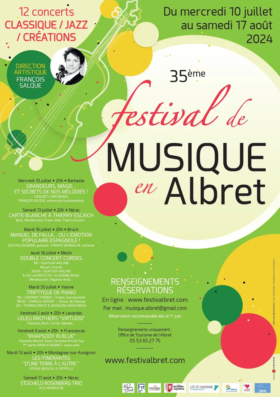 Image du carousel qui illustre: Festival de Musique en Albret :  Duo Argos : « Rhapsodie in blue » à Francescas