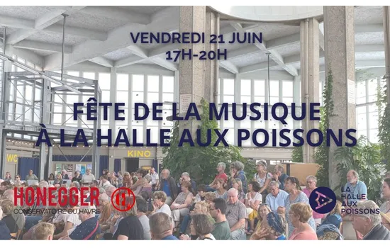 Image du carousel qui illustre: Fête de la musique : La Halle aux Poissons à Le Havre