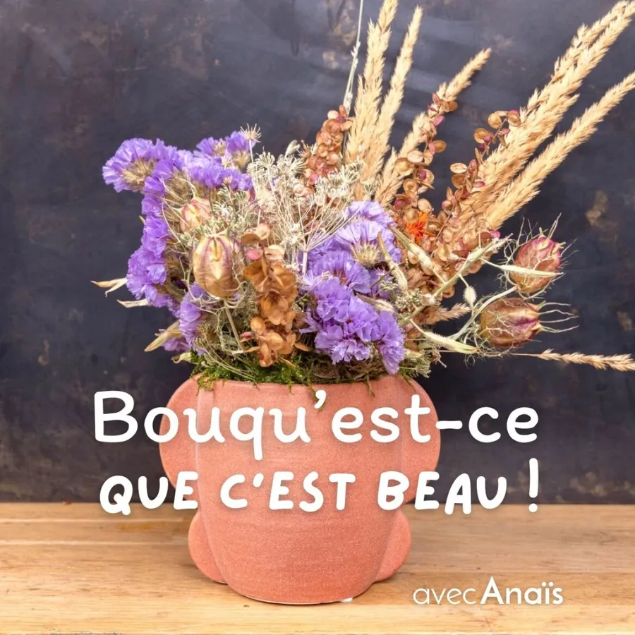 Image du carousel qui illustre: Composez votre bouquet de fleurs séchées à Paris