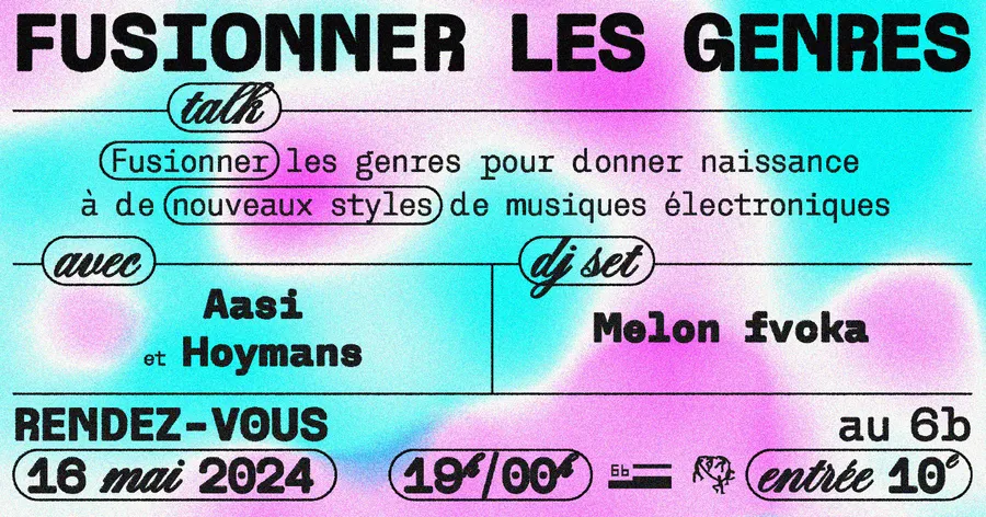Image du carousel qui illustre: RENDEZ-VOUS AU 6b : Fusionner les genre avec Aasi et Hoymans à Saint-Denis