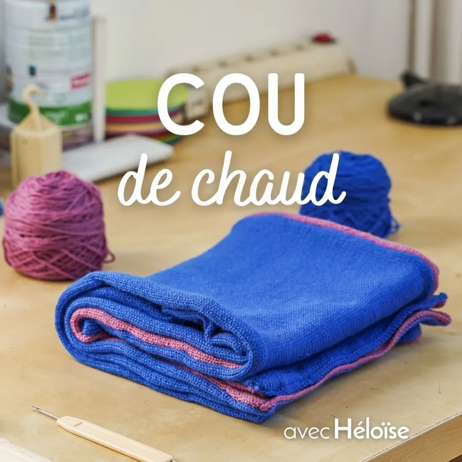 Image du carousel qui illustre: Tricotez à la machine votre écharpe en laine Mérinos à Bordeaux