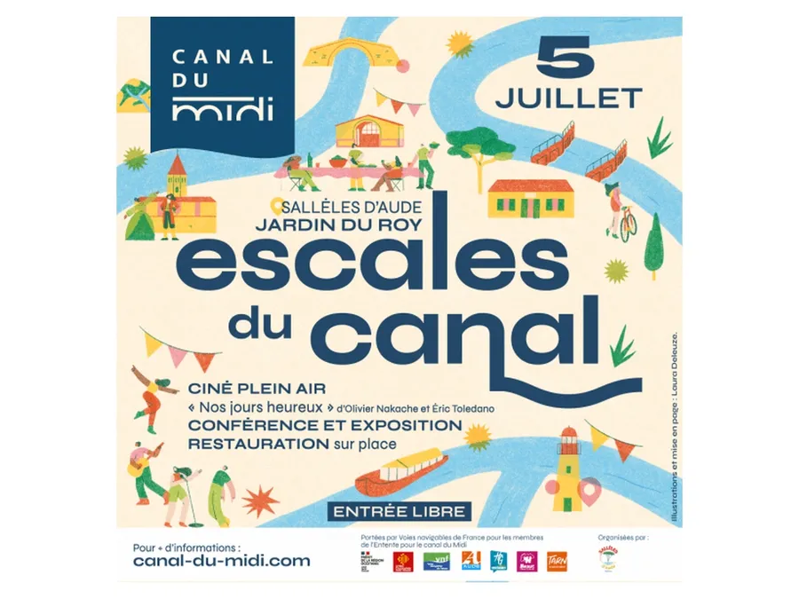 Image du carousel qui illustre: Escales Du Canal à Sallèles-d'Aude