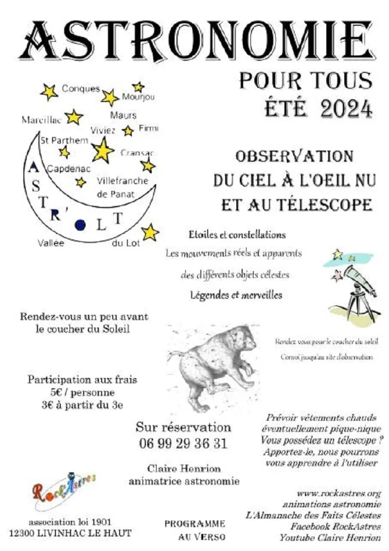 Image du carousel qui illustre: Astr’olt Astronomie Pour Tous à Felzins