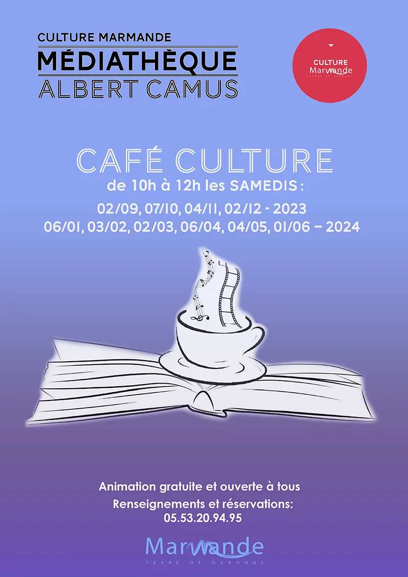 Image du carousel qui illustre: Café Culture À La Médiathèque à Marmande