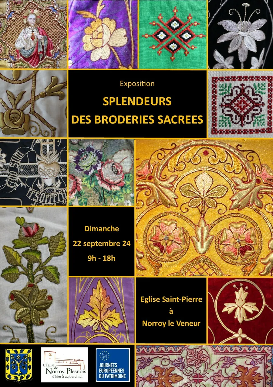 Image du carousel qui illustre: Exposition Splendeur des broderies sacrées à Norroy-le-Veneur