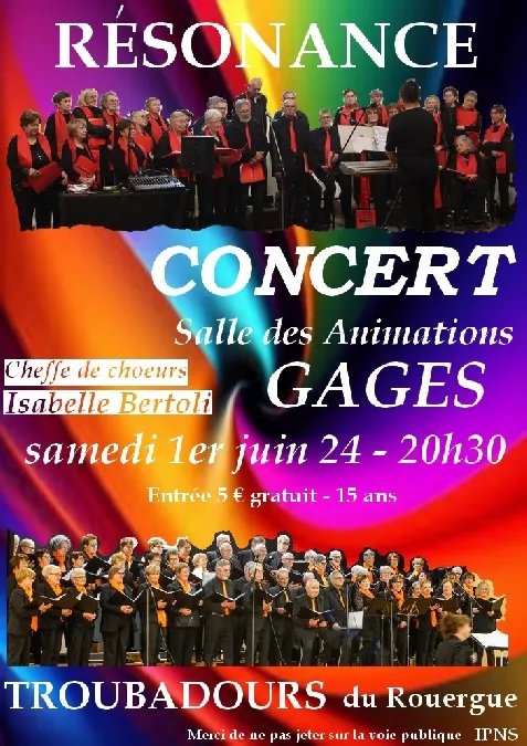 Image du carousel qui illustre: Concert Ensemble Vocal Résonance à Montrozier