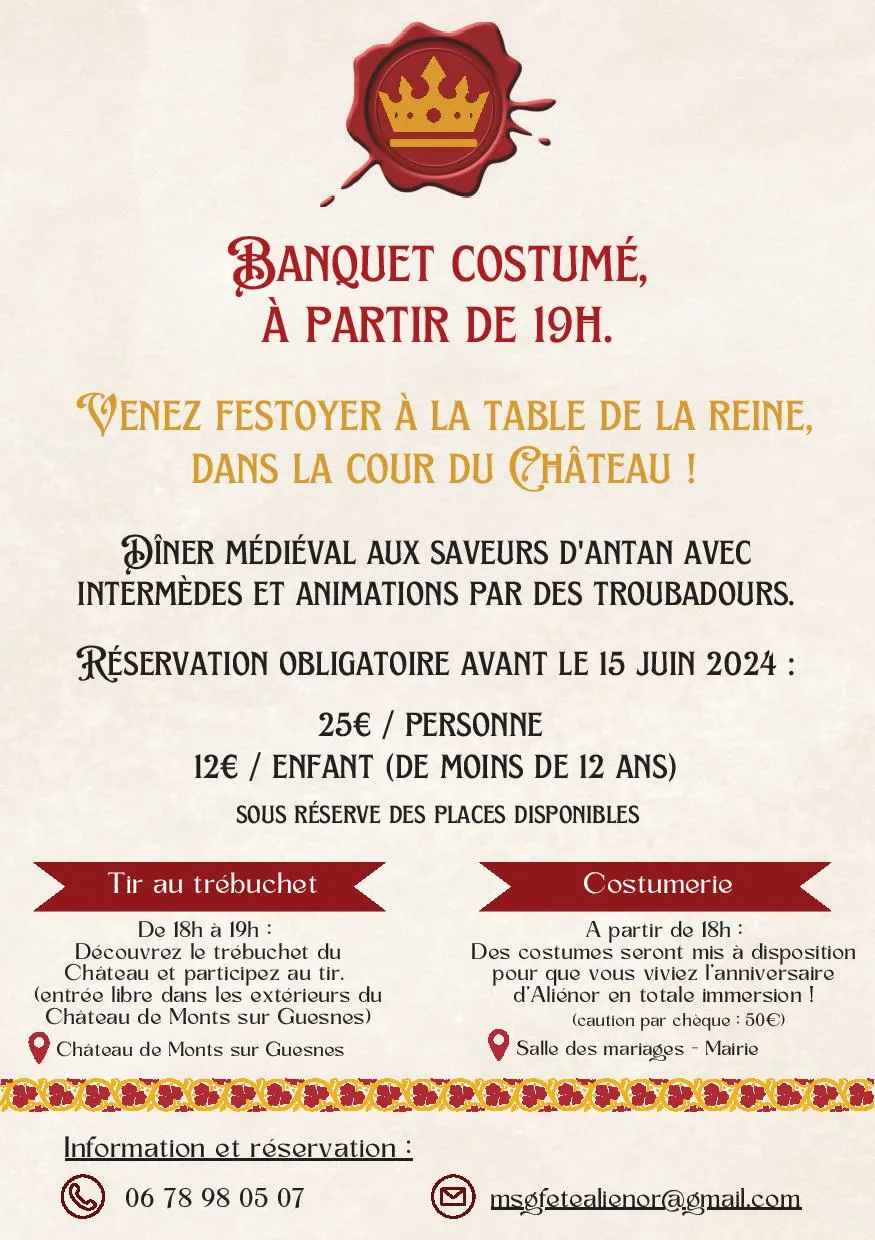 Image du carousel qui illustre: Monts sur Guesnes fête Aliénor à Monts-sur-Guesnes