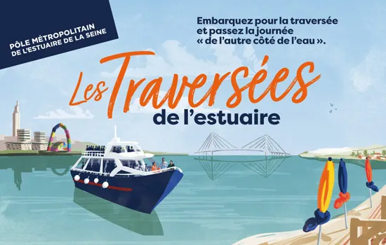 Image du carousel qui illustre: Les traversées de l'estuaire de la Seine à 