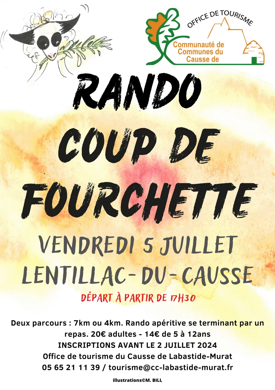 Image du carousel qui illustre: Rando Coup De Fourchette à Lentillac-du-Causse