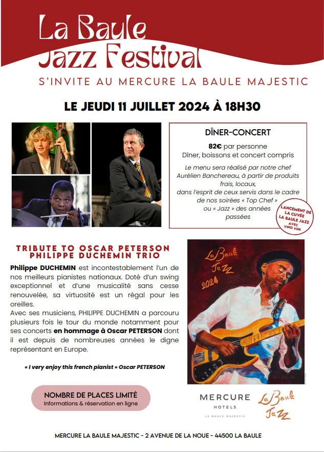 Image du carousel qui illustre: La Baule Jazz Festival s'invite au Mercure Majestic à La Baule-Escoublac