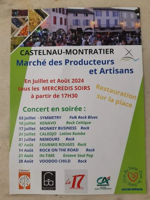 Image du carousel qui illustre: Marché Des Producteurs À Castelnau-montratier à Castelnau Montratier-Sainte Alauzie