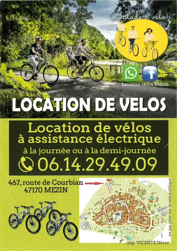 Image du carousel qui illustre: Location de vélos à Mézin à Mézin