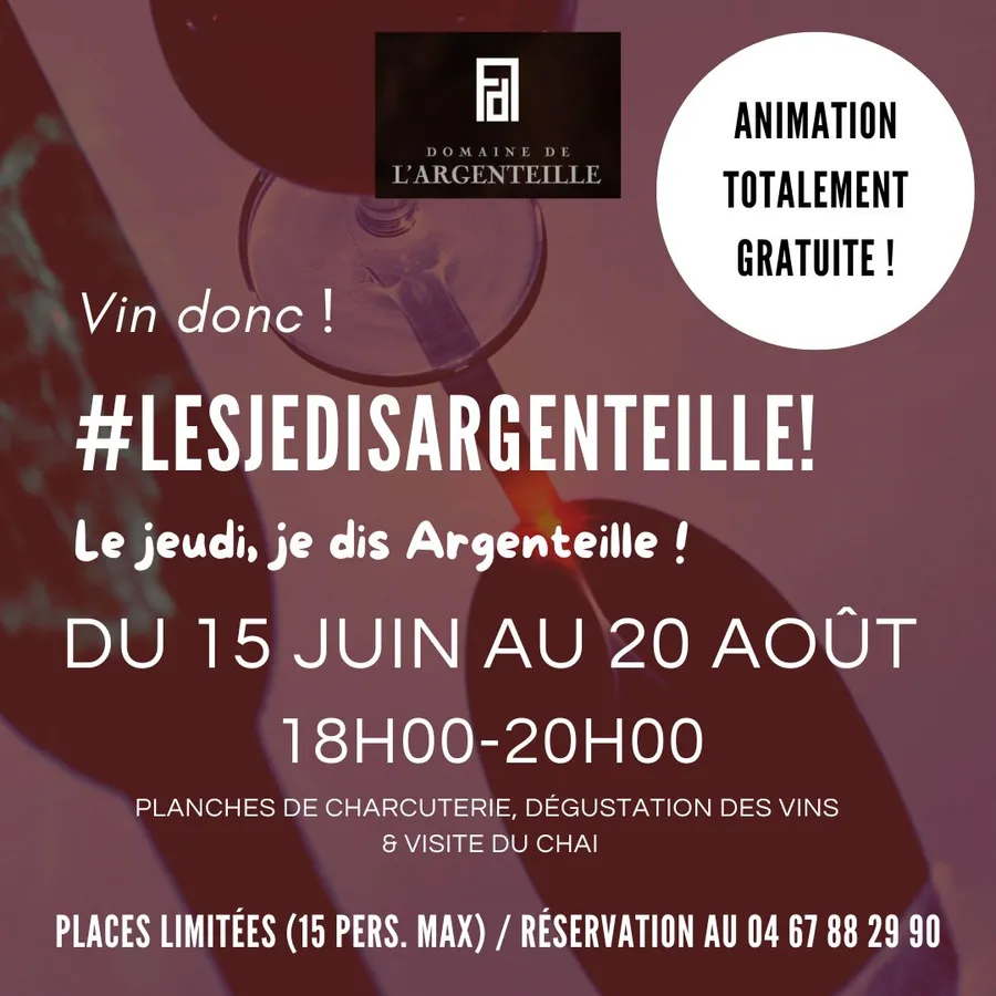 Image du carousel qui illustre: #lesjedisargenteille! - Le Jeudi Je Dis Argenteille ! à Saint-Félix-de-Lodez