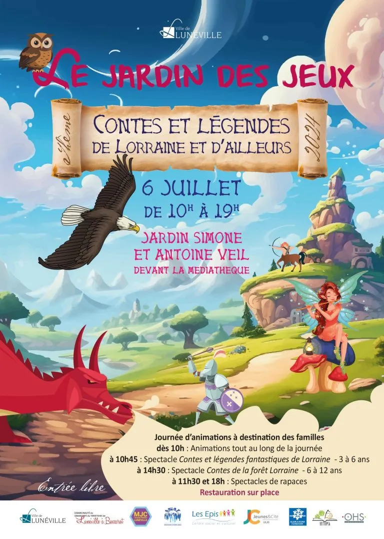Image du carousel qui illustre: Le Jardin Des Jeux : Les Contes Et Légendes De Lorraine Et D’ailleurs à Lunéville