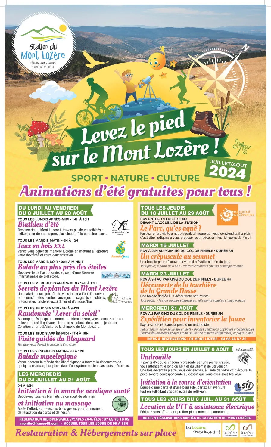 Image du carousel qui illustre: Levez Le Pied Sur Le Mont Lozere : Visite Guidée Du Bleymard à Mont Lozère et Goulet