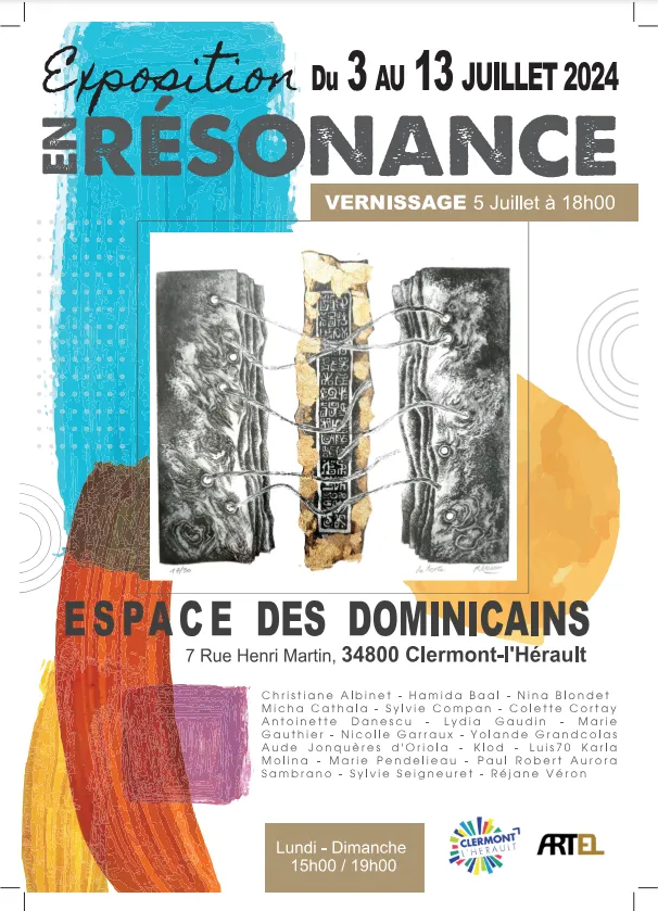 Image du carousel qui illustre: Exposition " En Résonnance " à Clermont-l'Hérault