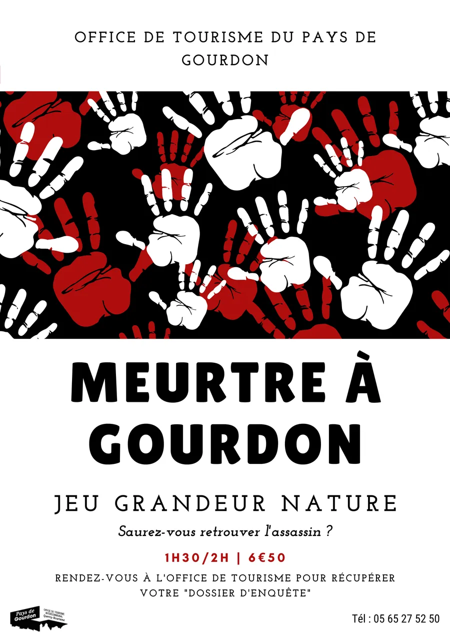 Image du carousel qui illustre: Meurtre À Gourdon - Jeu De Rôle Grandeur Nature Enquête à Gourdon