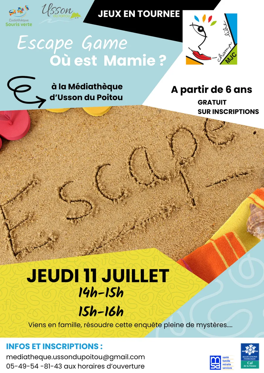 Image du carousel qui illustre: Escape game à Usson-du-Poitou