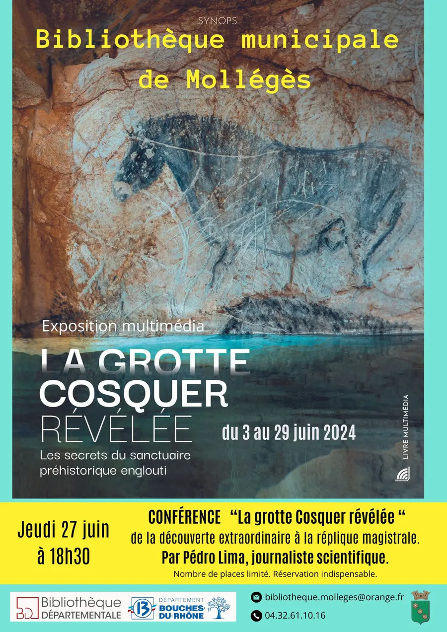 Image du carousel qui illustre: Conférence "la Grotte Cosquer Révélée" à Mollégès