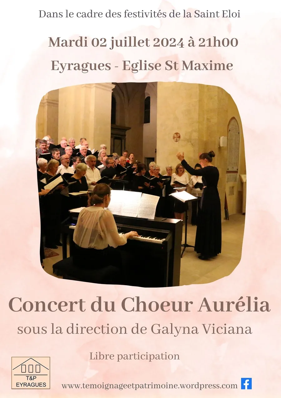 Image du carousel qui illustre: Concert Du Cœur Aurélia à Eyragues