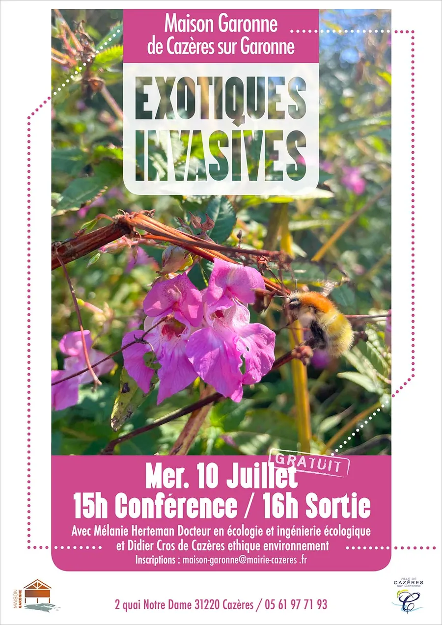 Image du carousel qui illustre: Conférence "plantes Exotiques Invasives" à Cazères