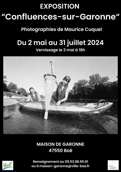 Image du carousel qui illustre: Exposition Photographique : « Confluences-sur-garonne » De Maurice Cuquel à Boé