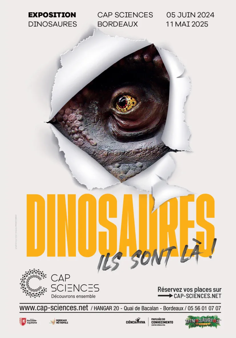 Image du carousel qui illustre: Exposition Dinosaures à Cap Sciences à Bordeaux