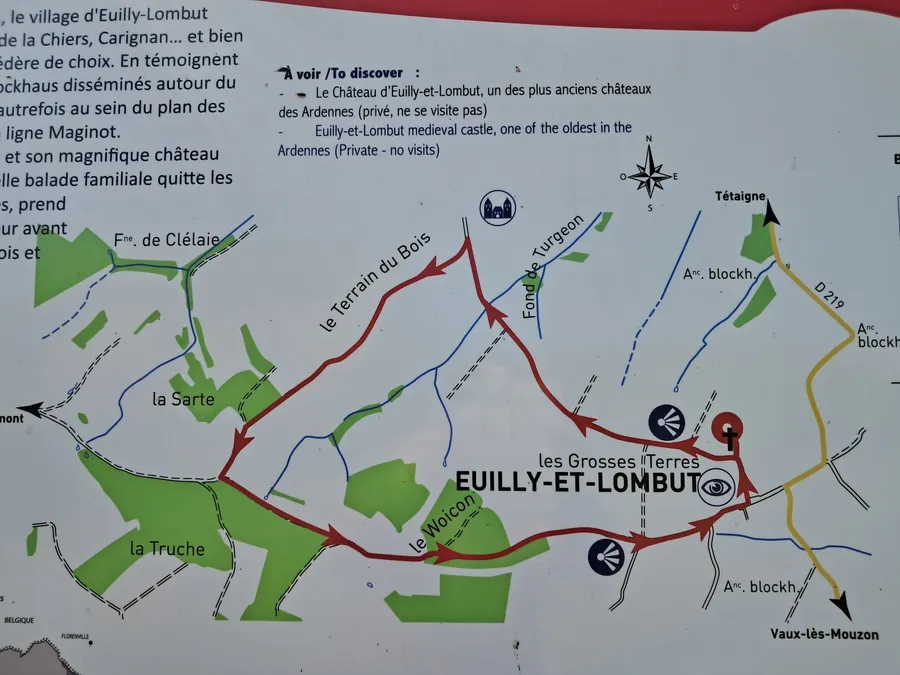 Image du carousel qui illustre: Suivez un itinéraire pédestre entre nature et villages ruraux à Euilly-et-Lombut