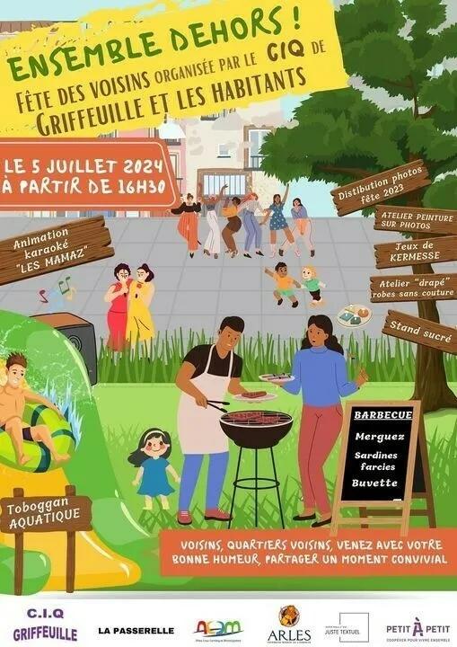 Image du carousel qui illustre: Fête des voisins à Griffeuille à Nantes