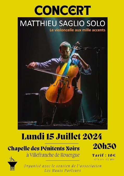 Image du carousel qui illustre: Concert De Matthieu Saglio à Villefranche-de-Rouergue