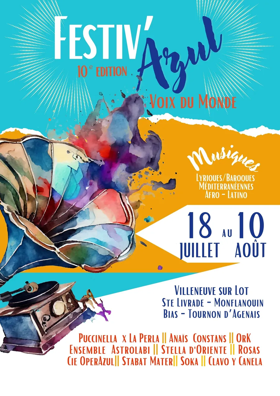 Image du carousel qui illustre: Festiv'azul "voix Du Monde" : Ensemble Astrolabi à Villeneuve-sur-Lot