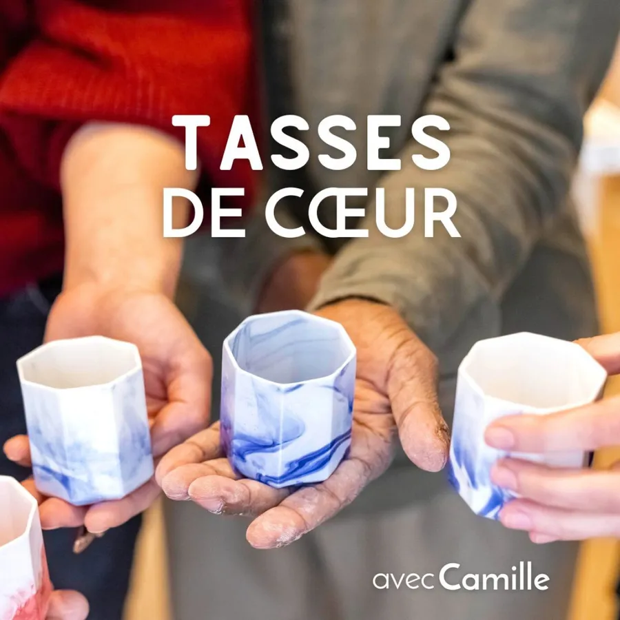 Image du carousel qui illustre: Réalisez votre trio de tasses en porcelaine à Paris
