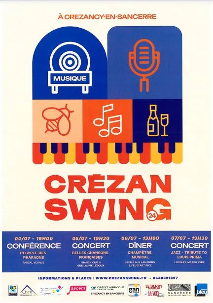 Image du carousel qui illustre: [crézanswing 2024] Concert Tribute To Louis Prima à Crézancy-en-Sancerre