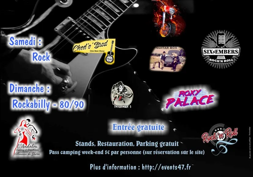 Image du carousel qui illustre: Festival Rock Et Rockabilly Par Events 47 À L'andalou à Villeneuve-de-Duras