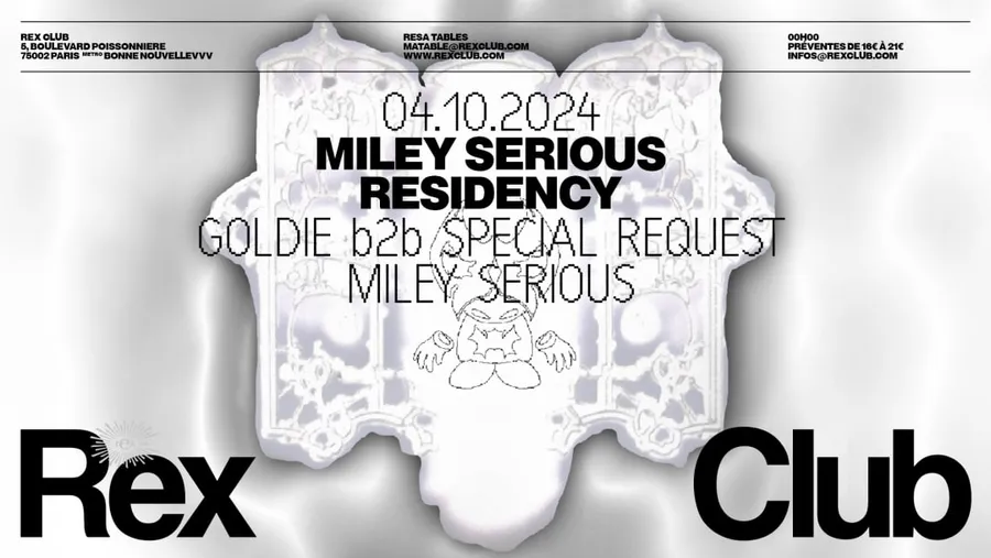 Image du carousel qui illustre: Miley Serious Residency: Goldie b2b Special Request, Miley à Paris