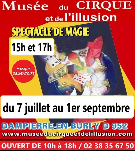Image du carousel qui illustre: Musée Du Cirque Et De L'illusion à Dampierre-en-Burly