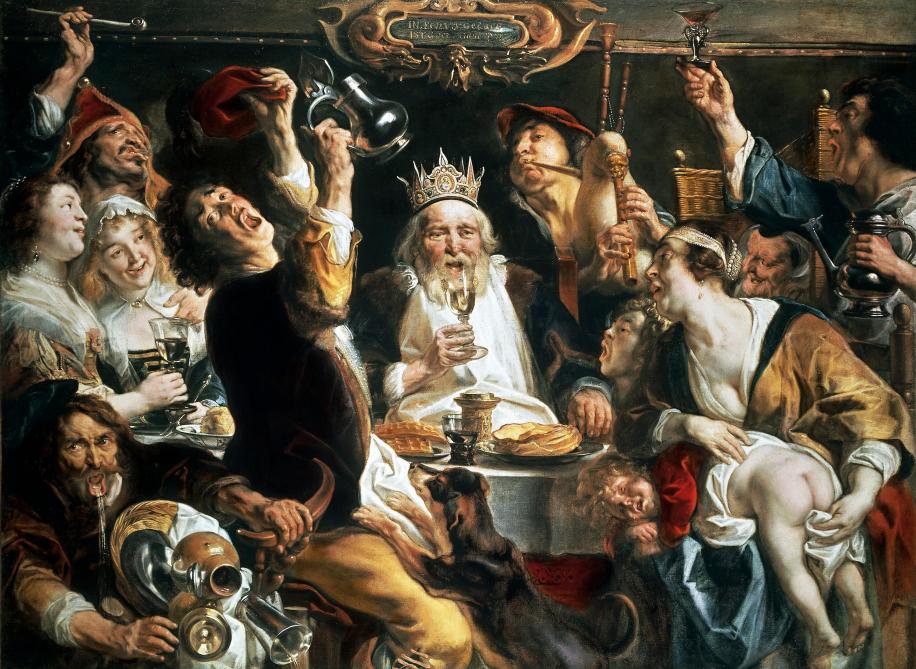 Le Roi boit ! Jacob Jordaens, 1640 - Nook
