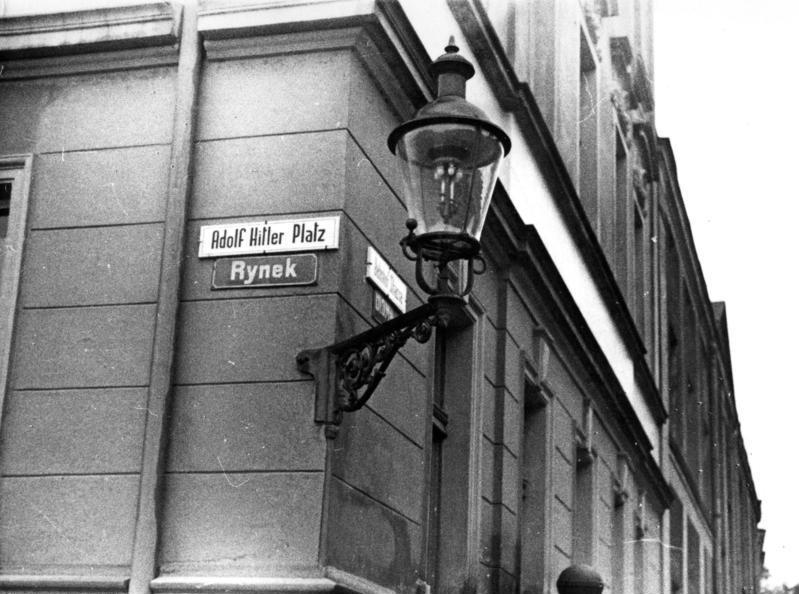 Rue du Sauvage renommée rue Adolf Hitler à Colmar