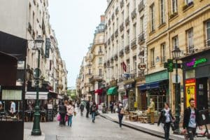 La Rue Montorgueil, Paris