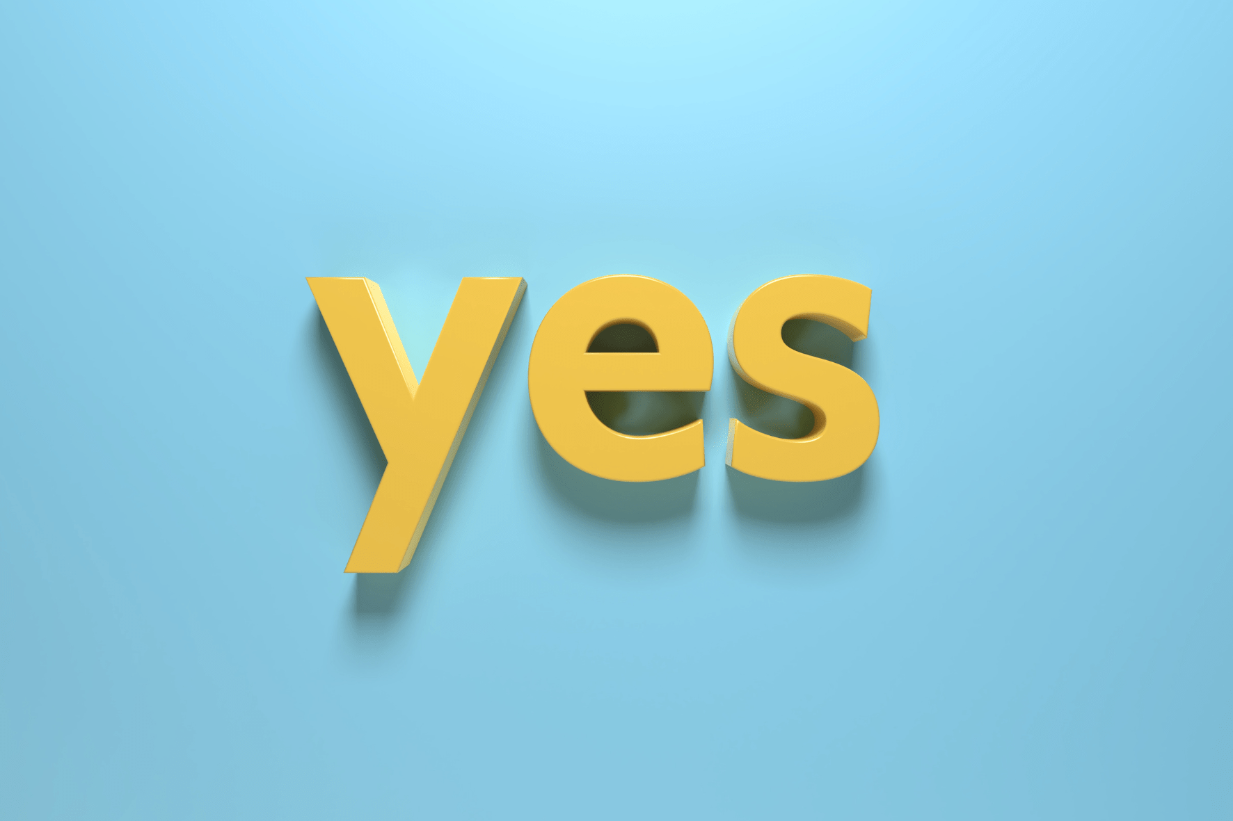 "Yes"