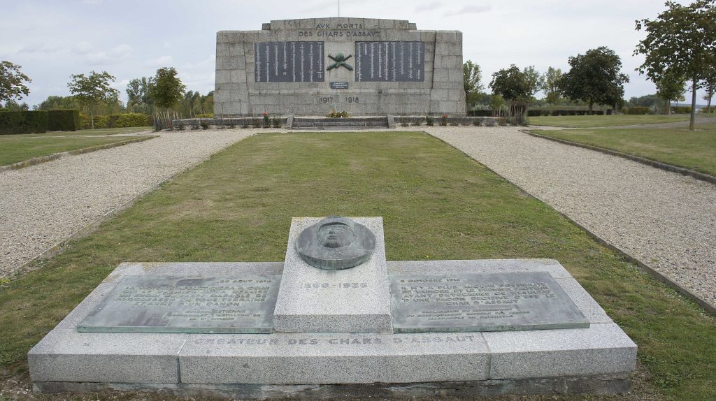 Chemin des Dames - Monument des chars d'assaut Première guerre mondiale