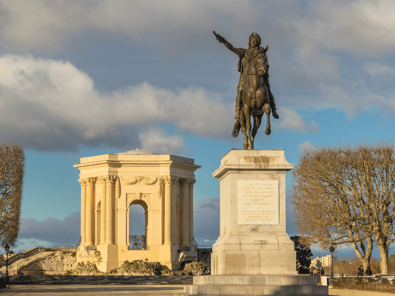 Statue de Louis XIV Montpellier